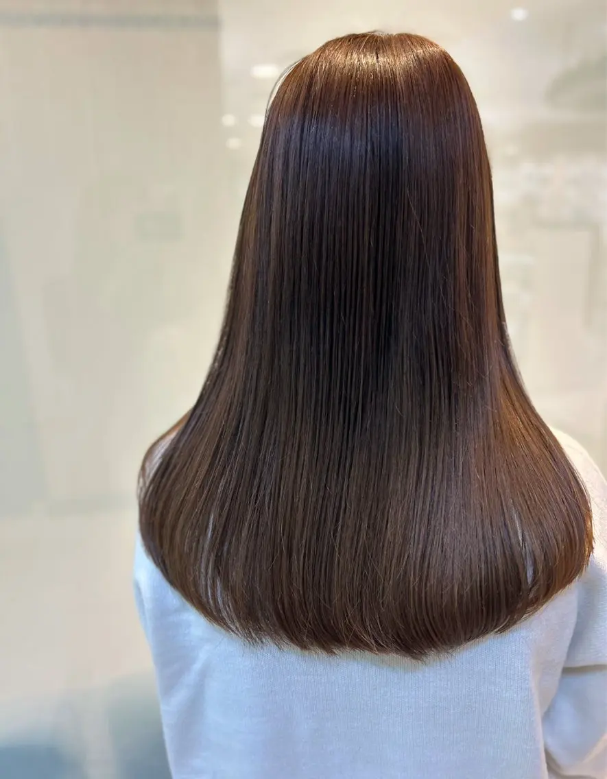 ロング カラー 縮毛矯正/髪質改善/ 艶髪ササキナツミのヘアスタイル