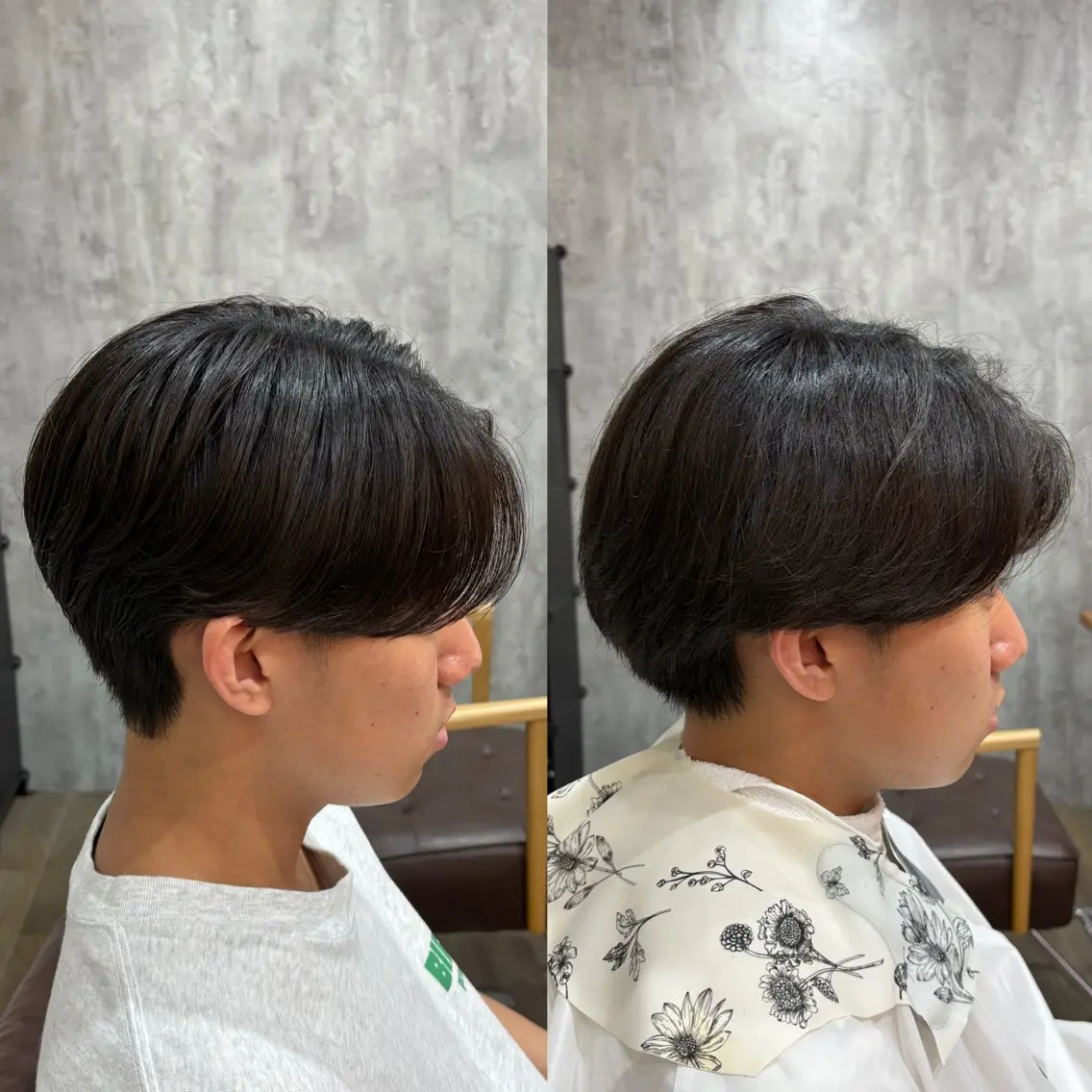 【ご新規様限定/🇰🇷韓国式🇰🇷サイドや襟足が膨らむ方✨】メンズカット＋ダウンパーマ#生え癖矯正#骨格矯正#韓国の写真