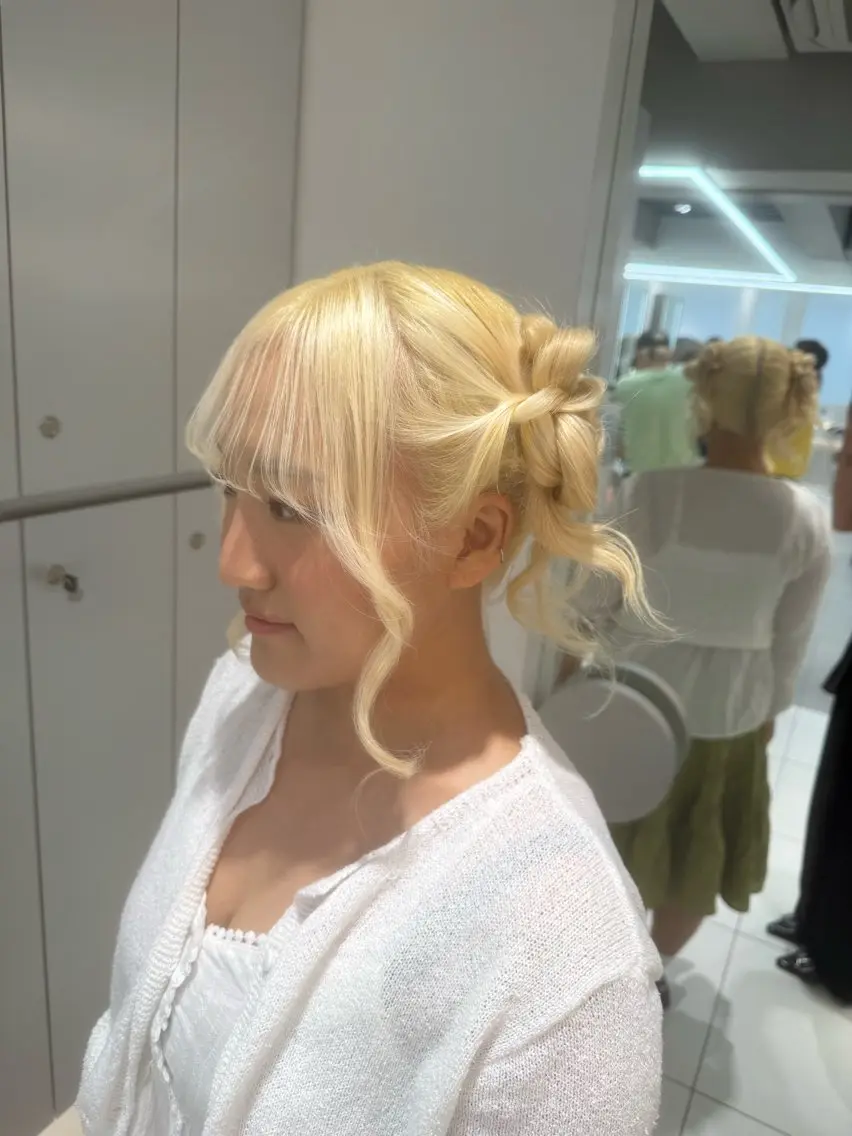 ヘアアレンジ ヘアセット 🌈 YUUNA🌈のヘアスタイル
