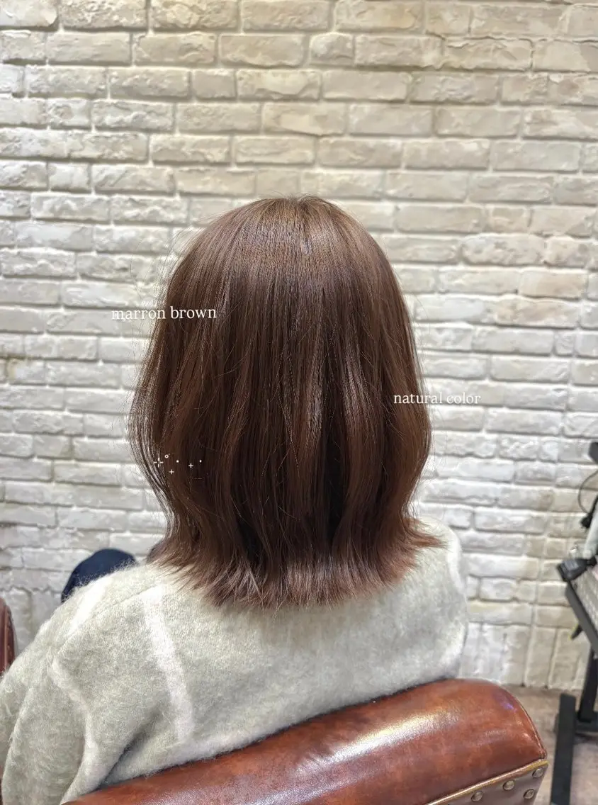ミディアム カット パーマ ひ な た⌇ elto 四条烏丸のヘアスタイル