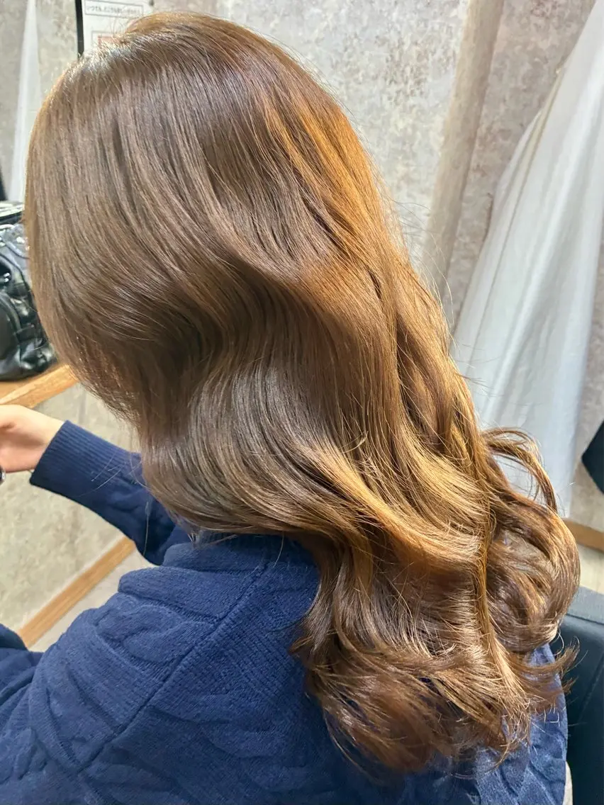 ブリーチ込ダブルカラーの写真