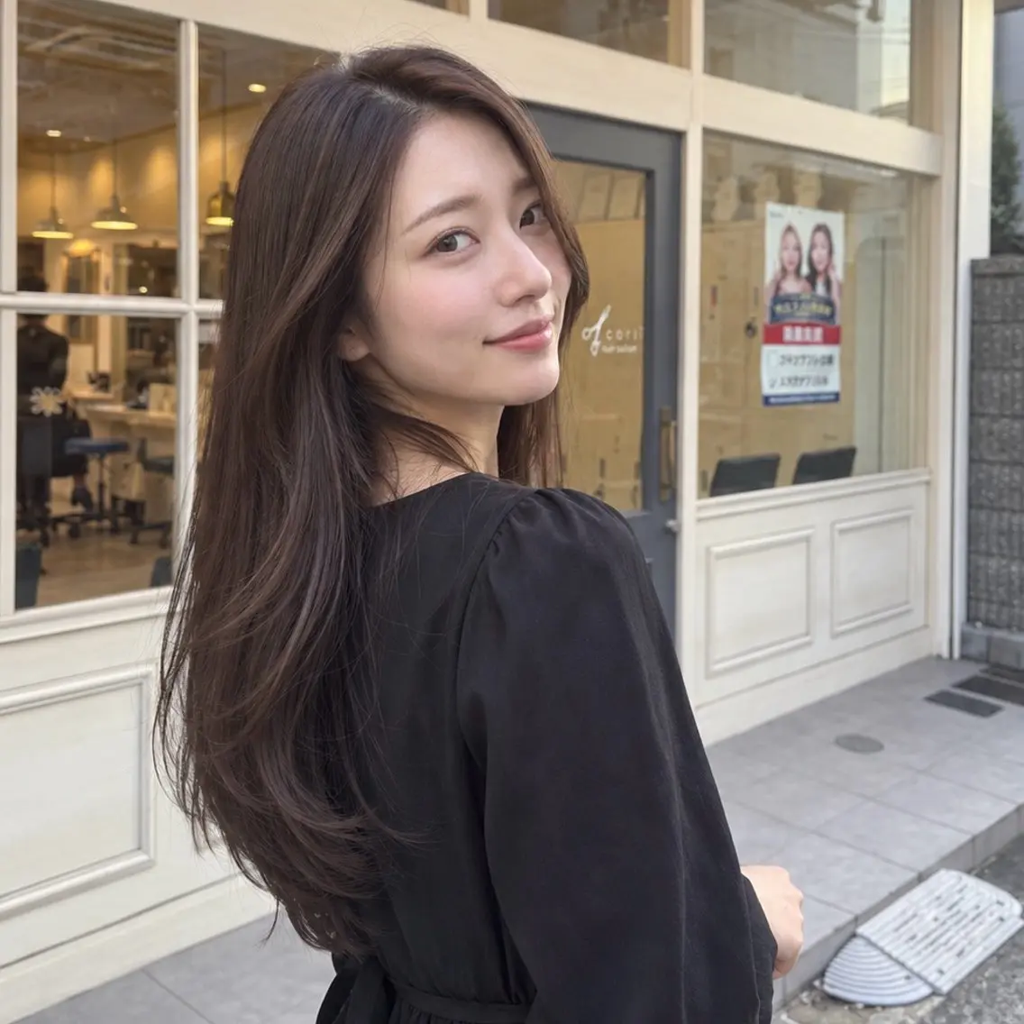 ロング REON 髪質改善  縮毛矯正のヘアスタイル