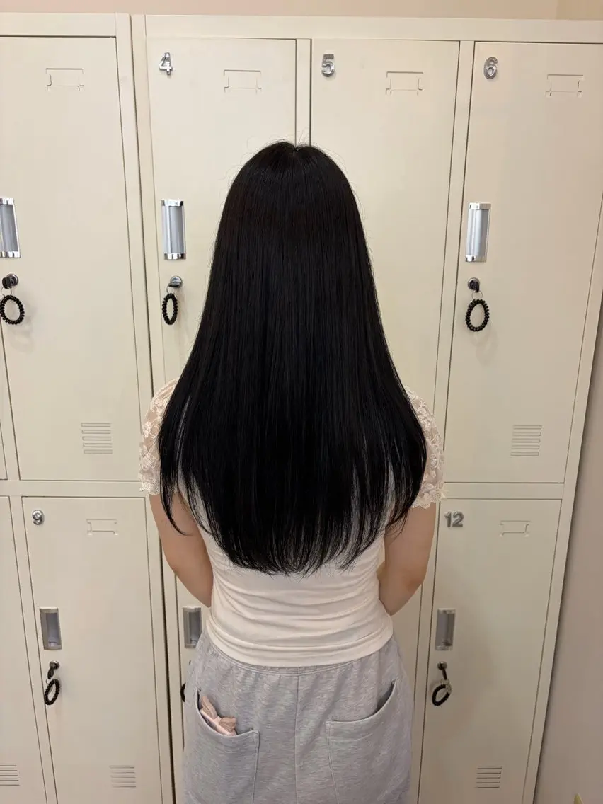 ロング トリートメント 上地 ㅤ⠀虹奈のヘアスタイル