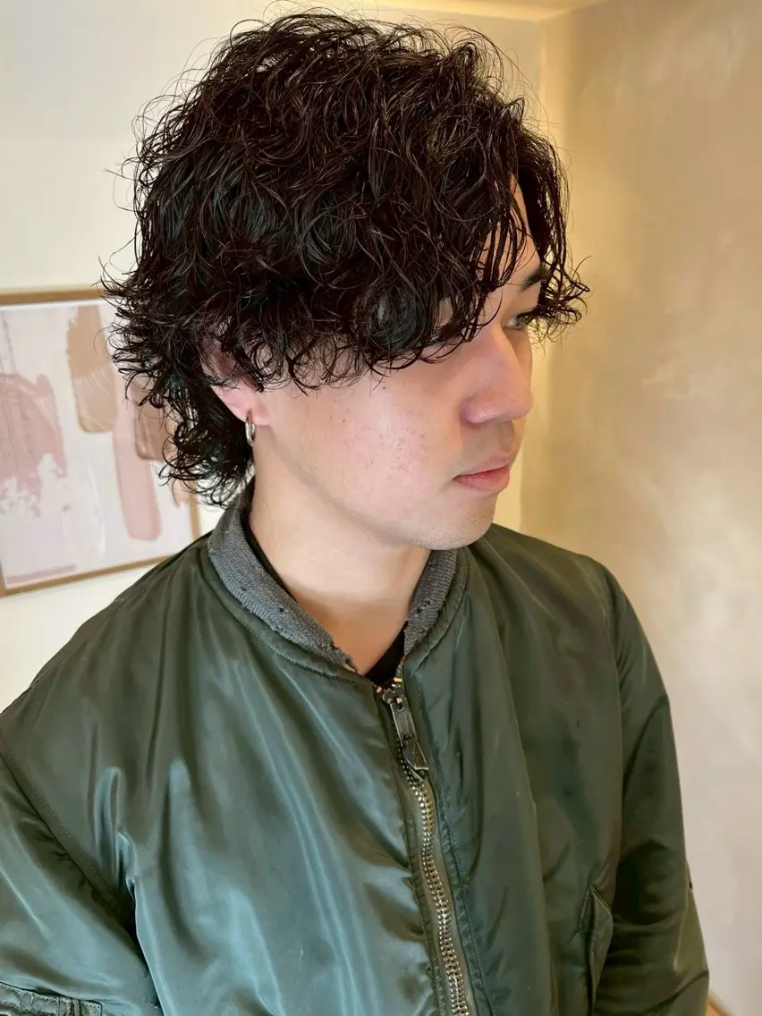パーマ メンズ カット パーマ メンズパーマ/長岡 坂口祥貴/店長のヘアスタイル