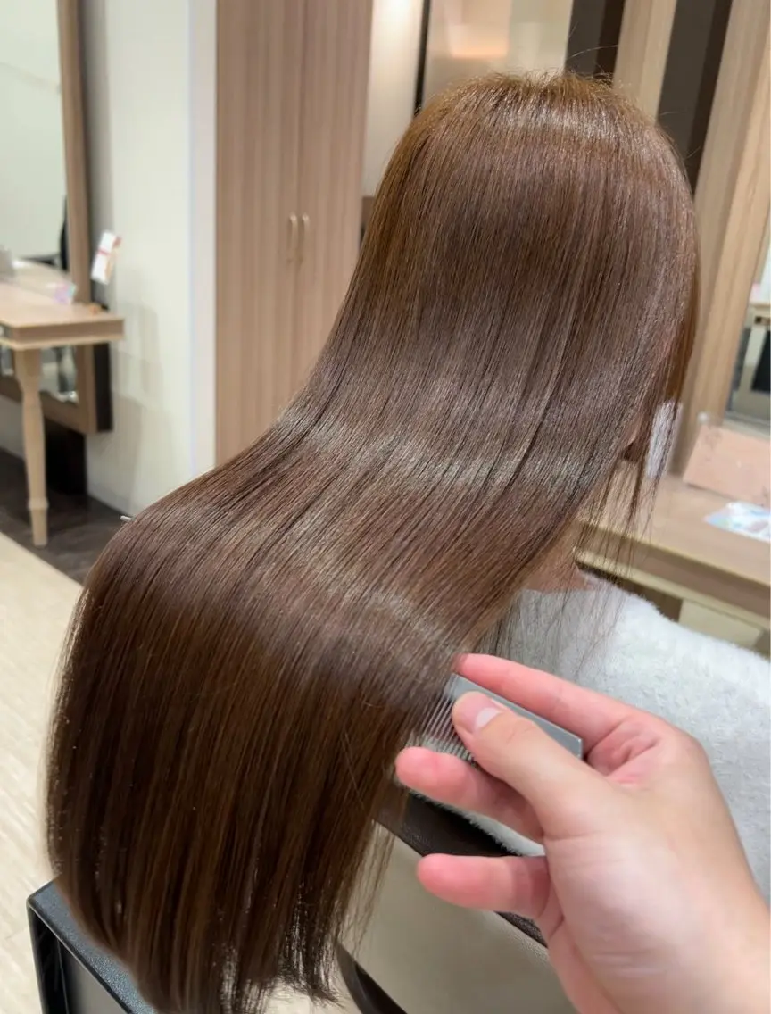 ロング カット ヘアカラー トリートメント 🌹髪質改善縮毛特化 小山正悟🌹のヘアスタイル