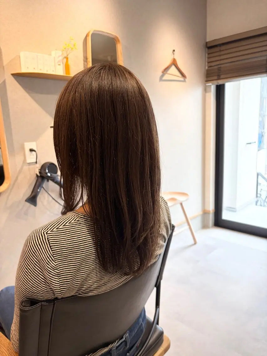 セミロング レイヤーカット カット ヘッドスパ hair salon Myutaのエステ・リラクイメージ
