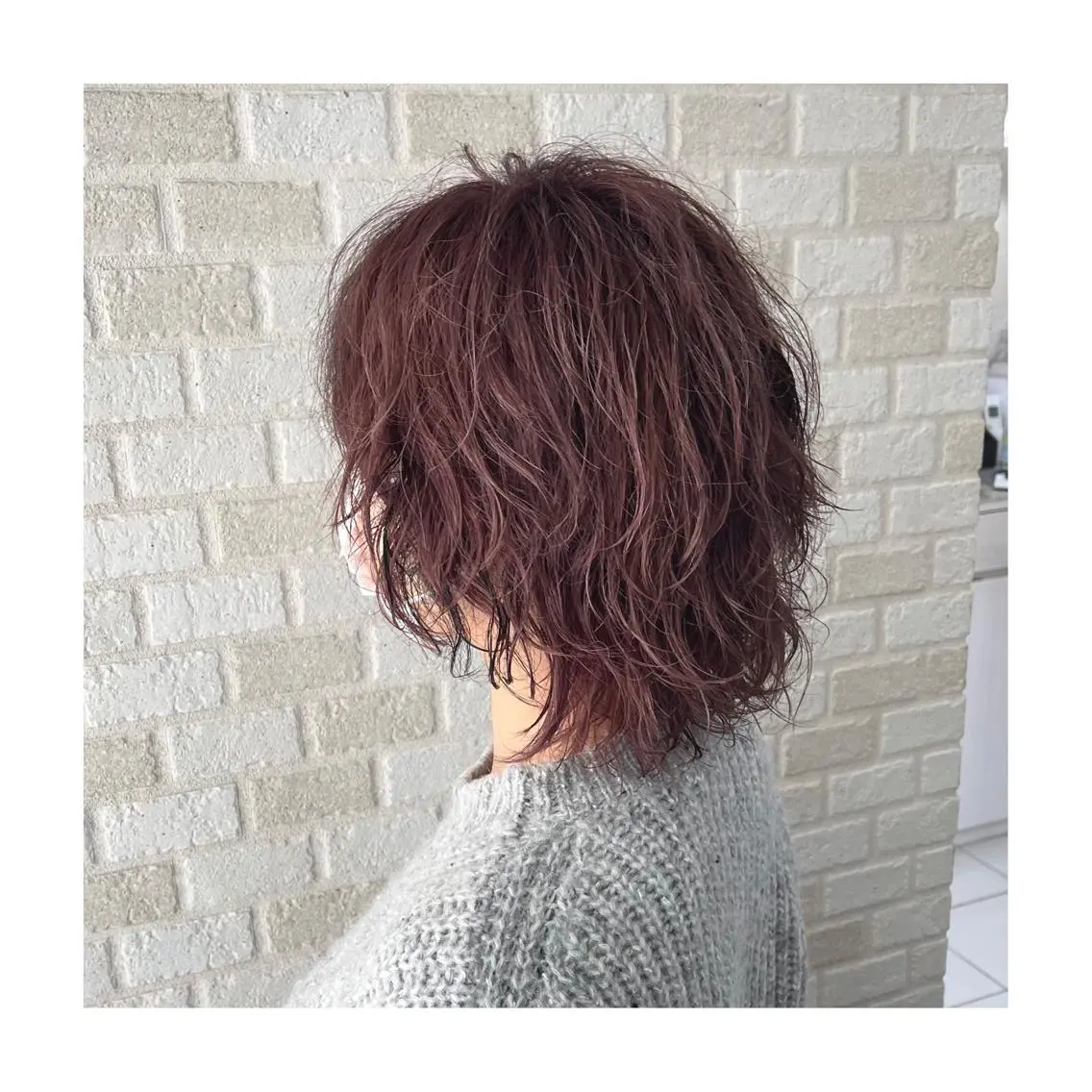 ミディアム ミディアムパーマ natsuki .のヘアスタイル