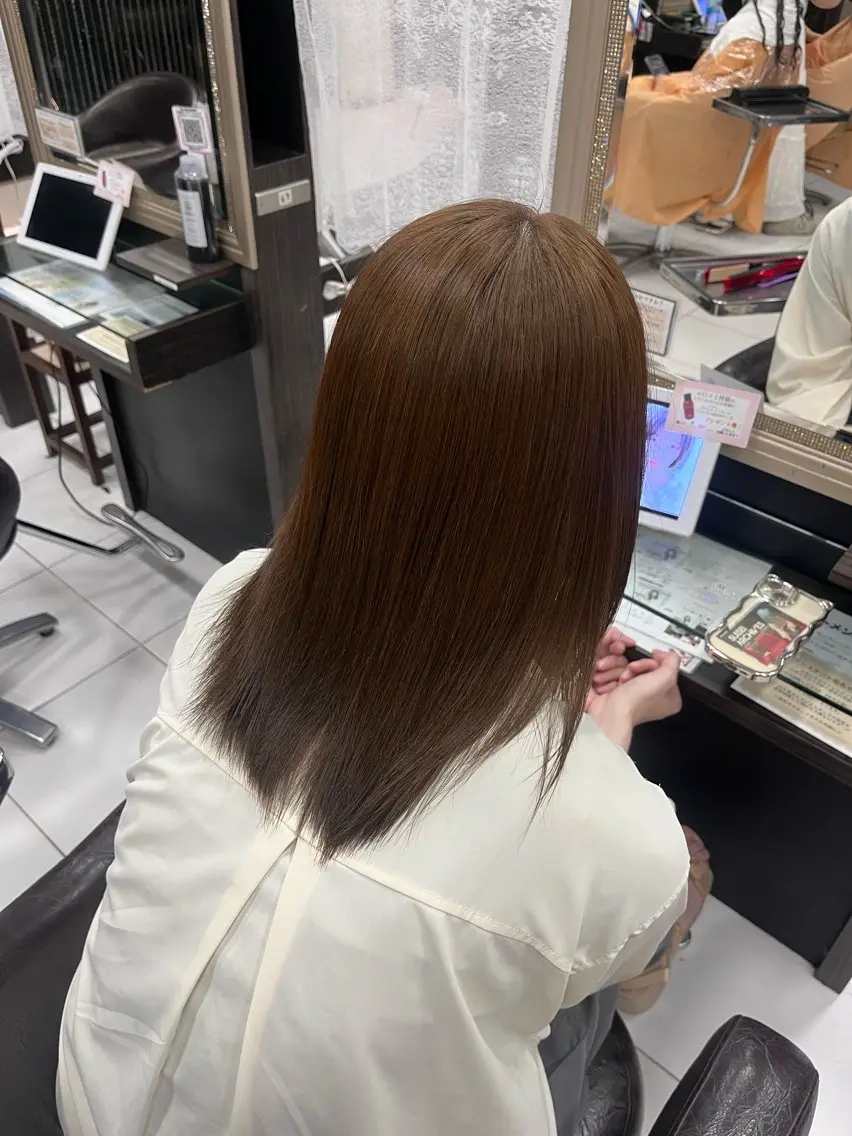 ミディアム ブリーチモデル 募集中🍑Momoのヘアスタイル