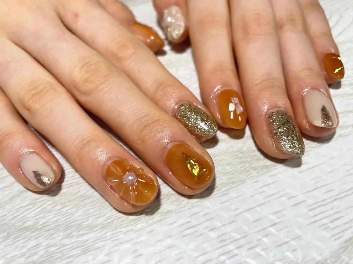 ネイル ハンドネイル Ulu  Nail 🌱MOMOKAのネイルデザイン