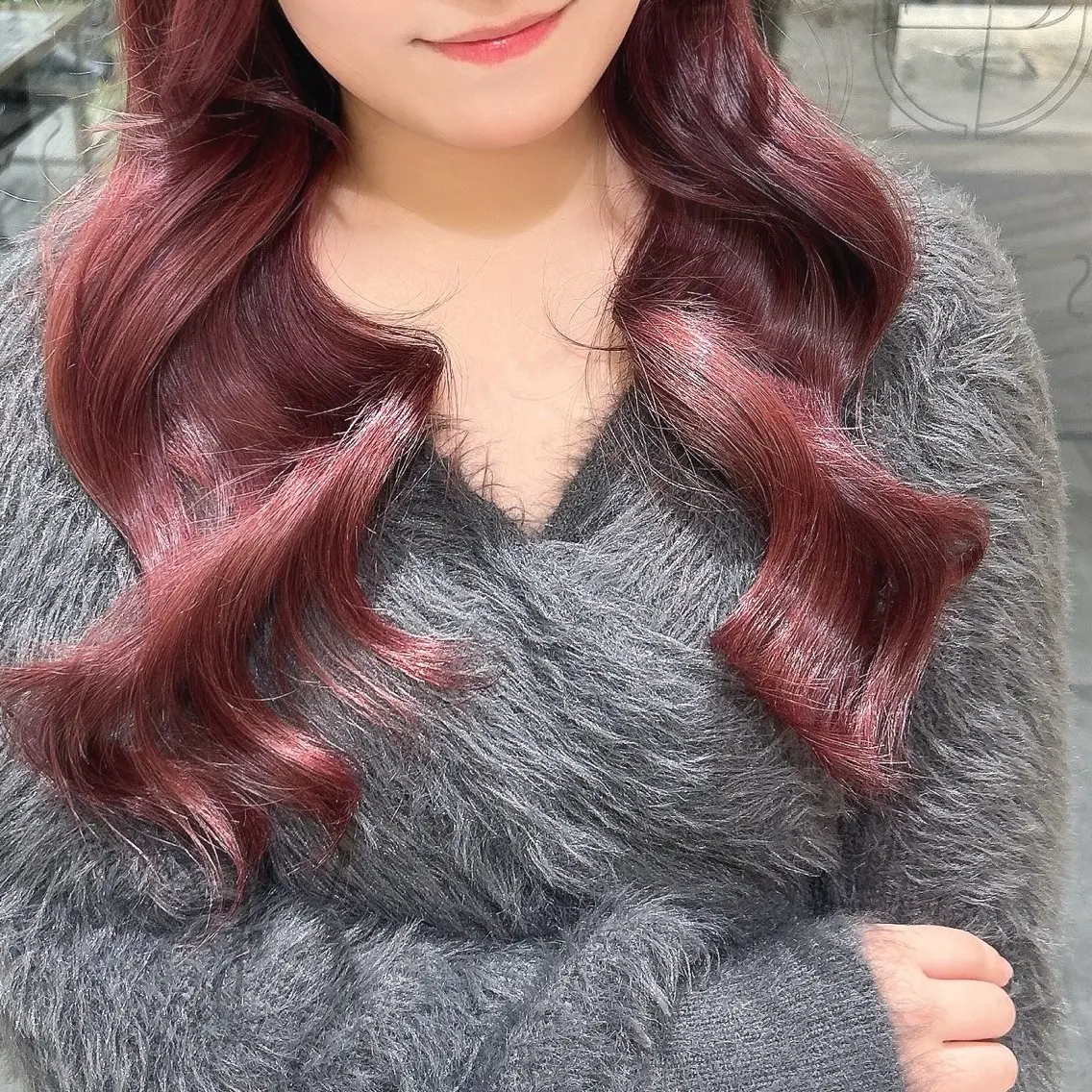 ロング カラー ヘアカラー 🇰🇷レイヤー/ト レンドまつげ🎀ミキのヘアスタイル