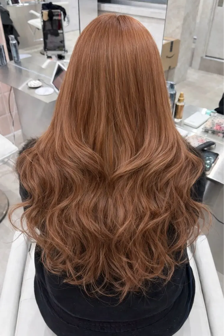 ロング ヘアカラー sera 🎀ベージュのヘアスタイル