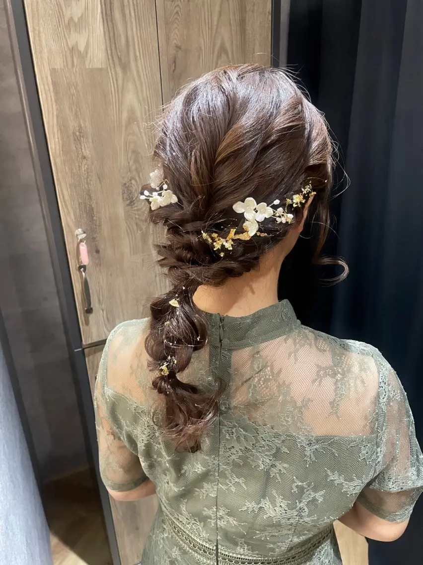セミロング ヘアセット 艶髪 🌸木下なつみのヘアスタイル