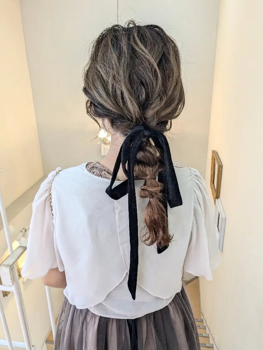 ロング ヘアアレンジ ヘアセット miku ヘアセット/着付けのヘアスタイル