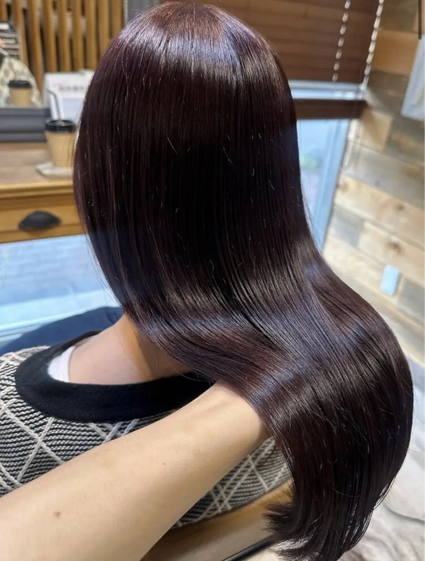 ロング カラー ラベンダーカラー ピンクカラー ピンクラベンダー ヘアカラー トリートメント 和田 直也のヘアスタイル