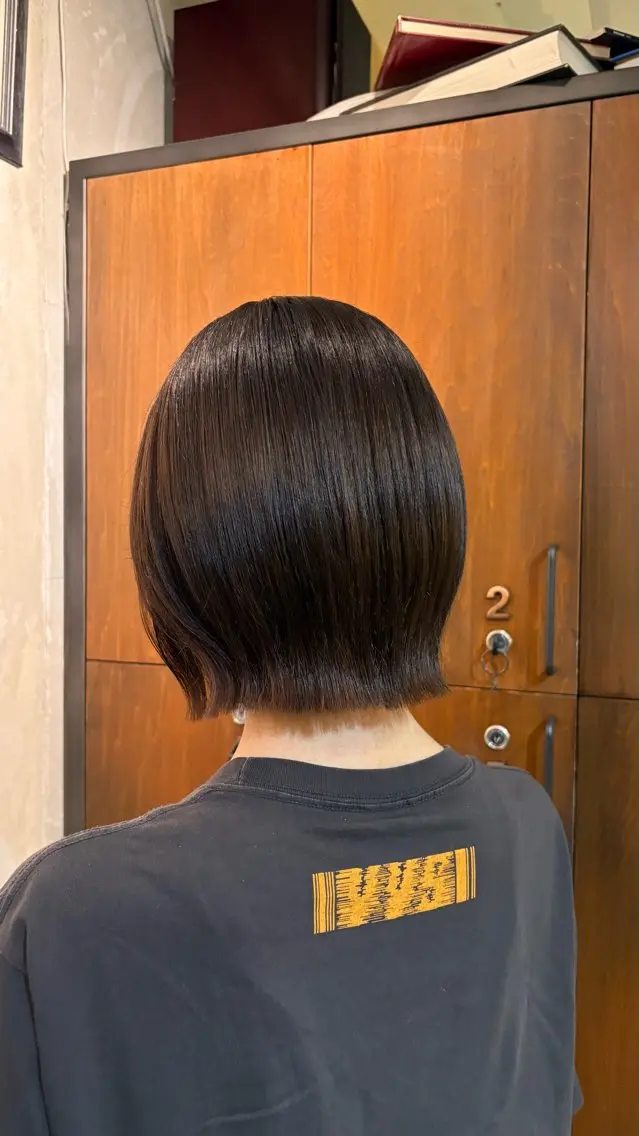 ✂︎~ボブカット（顎ライン~鎖骨上）➕超音波treatment ⋆.ೃ࿔*:･の写真