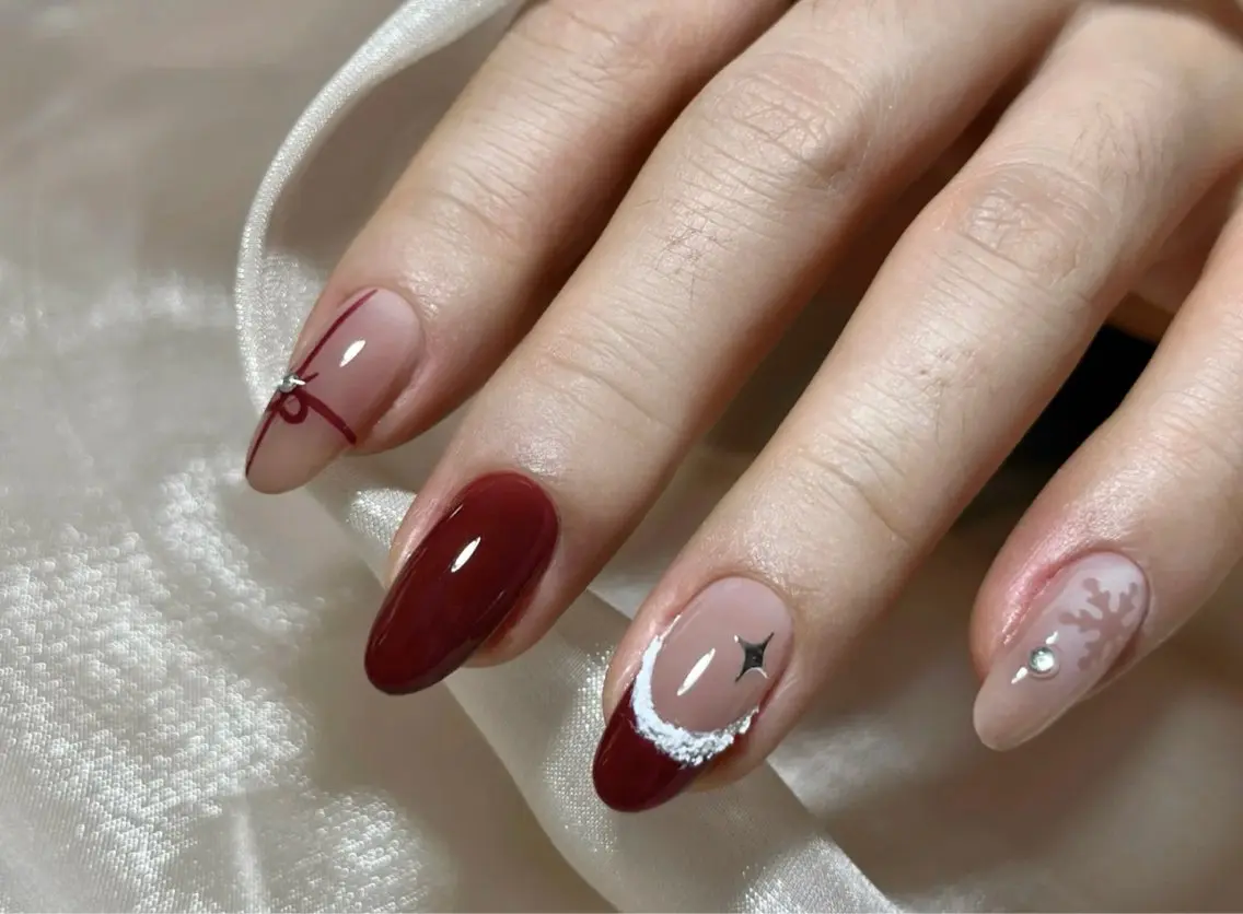 ネイル 冬ネイル クリスマス 🎀🎀YooLi Nail Salonのネイルデザイン