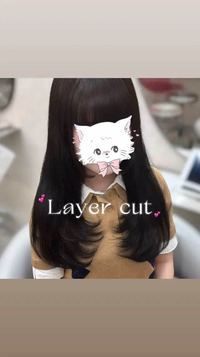 🎀【平日9時​〜​土日8時​〜​限定】レイヤー/ボブモデル🎀(シャンプーブロー付き)詳細をお読みくださいの写真