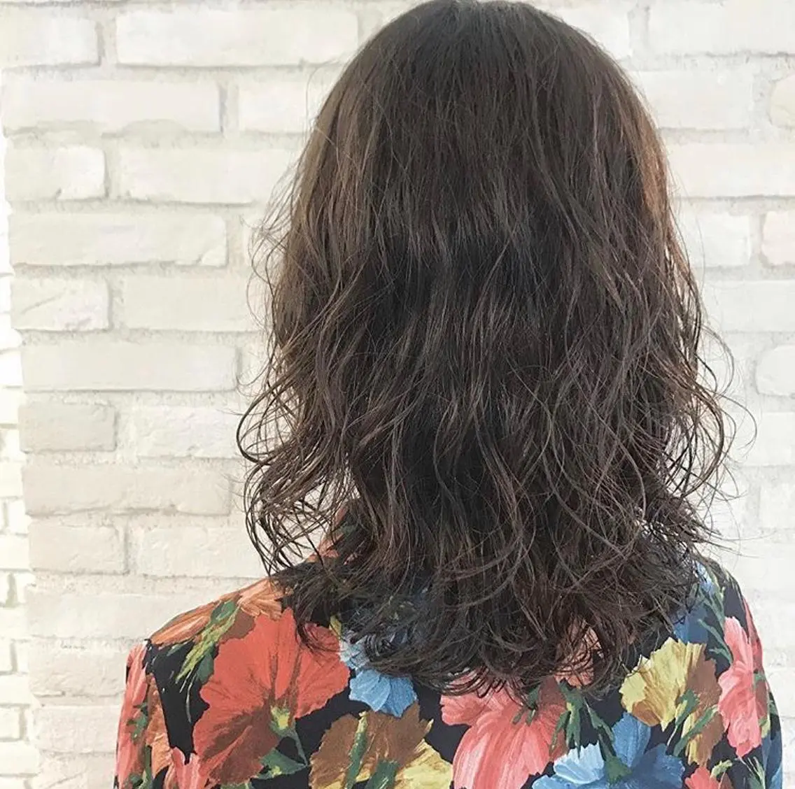 セミロング 顔周りカット 伊 杏のヘアスタイル