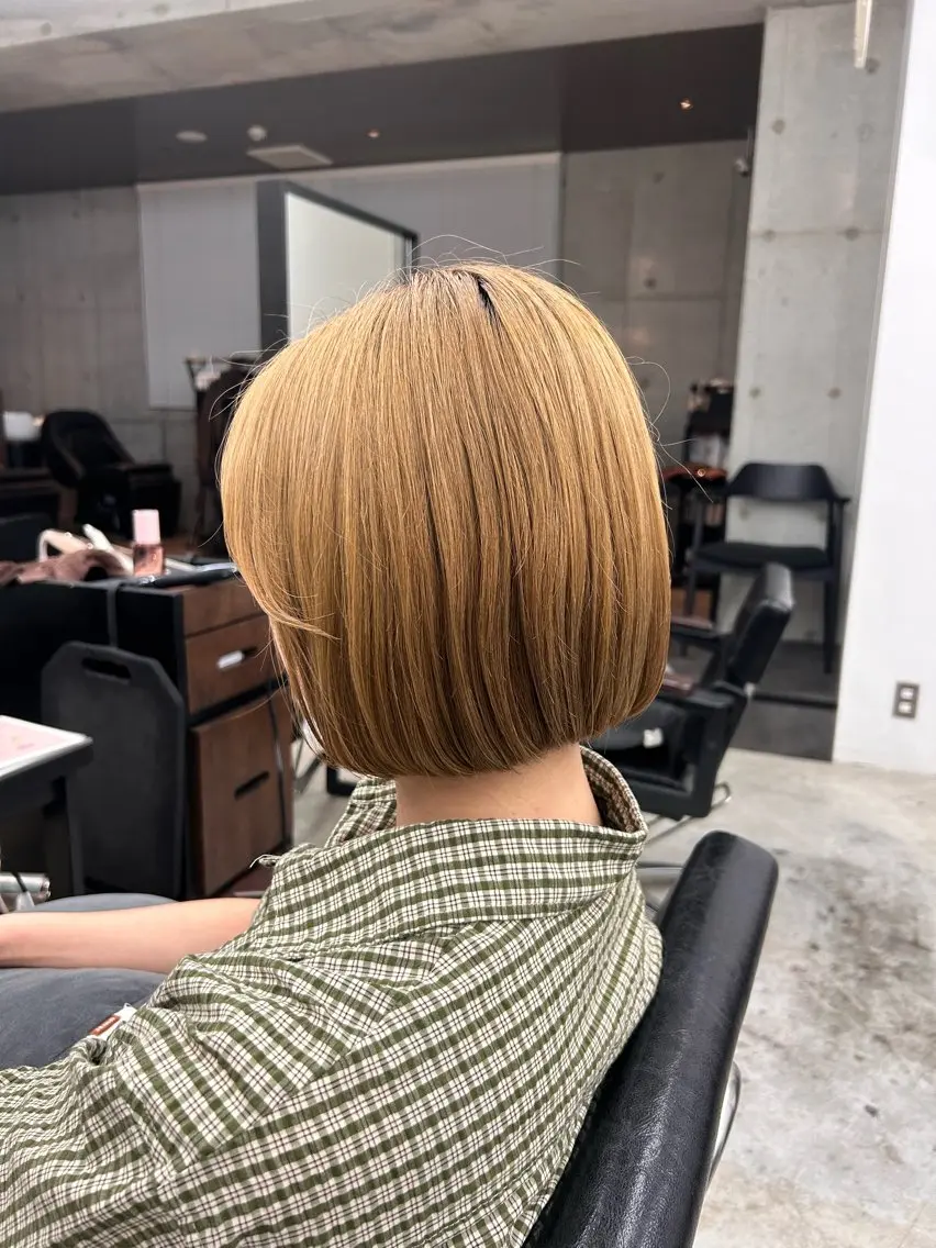 ショート ボブ/暖色カラー 🎧 kei 🎀のヘアスタイル
