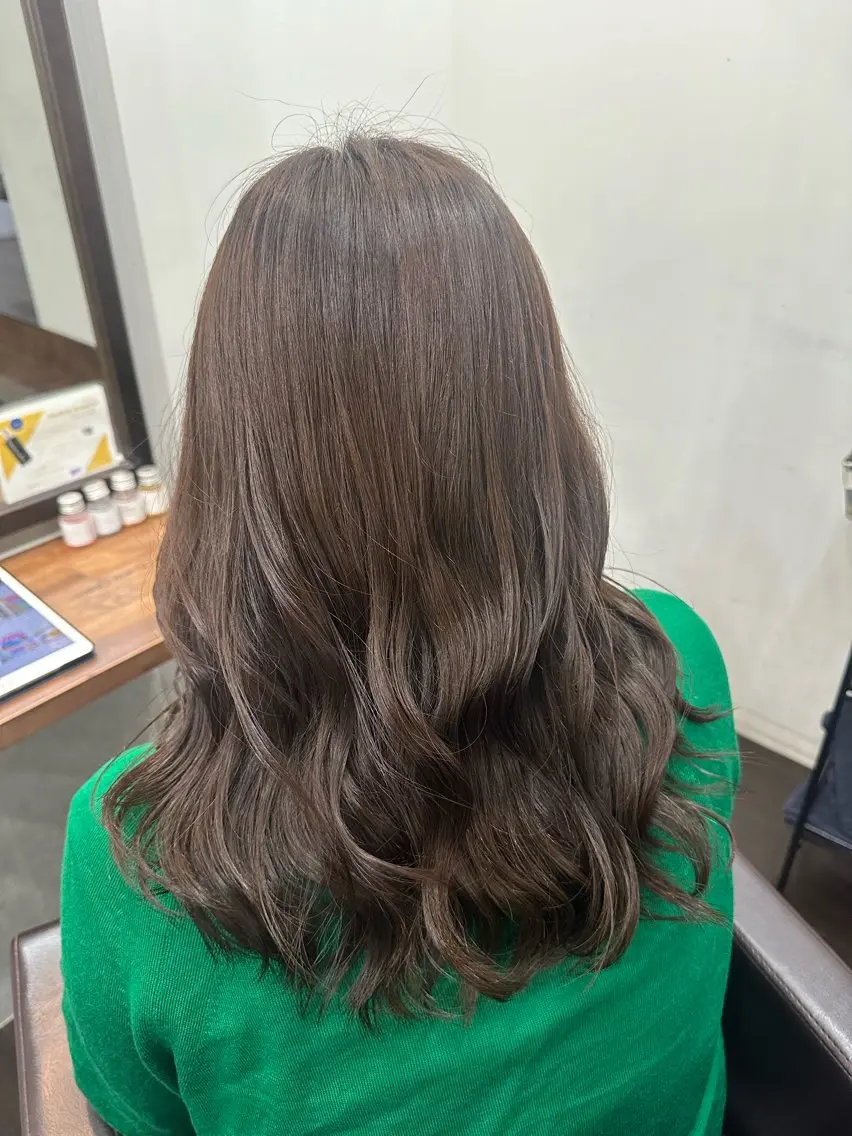 カラー カット ヘアカラー トリートメント ヘッドスパ DANY🦋名駅✂︎ 艶髪/透明感カラーのヘアスタイル