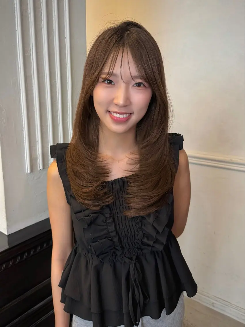 セミロング カット maisonHALU /kayaのヘアスタイル