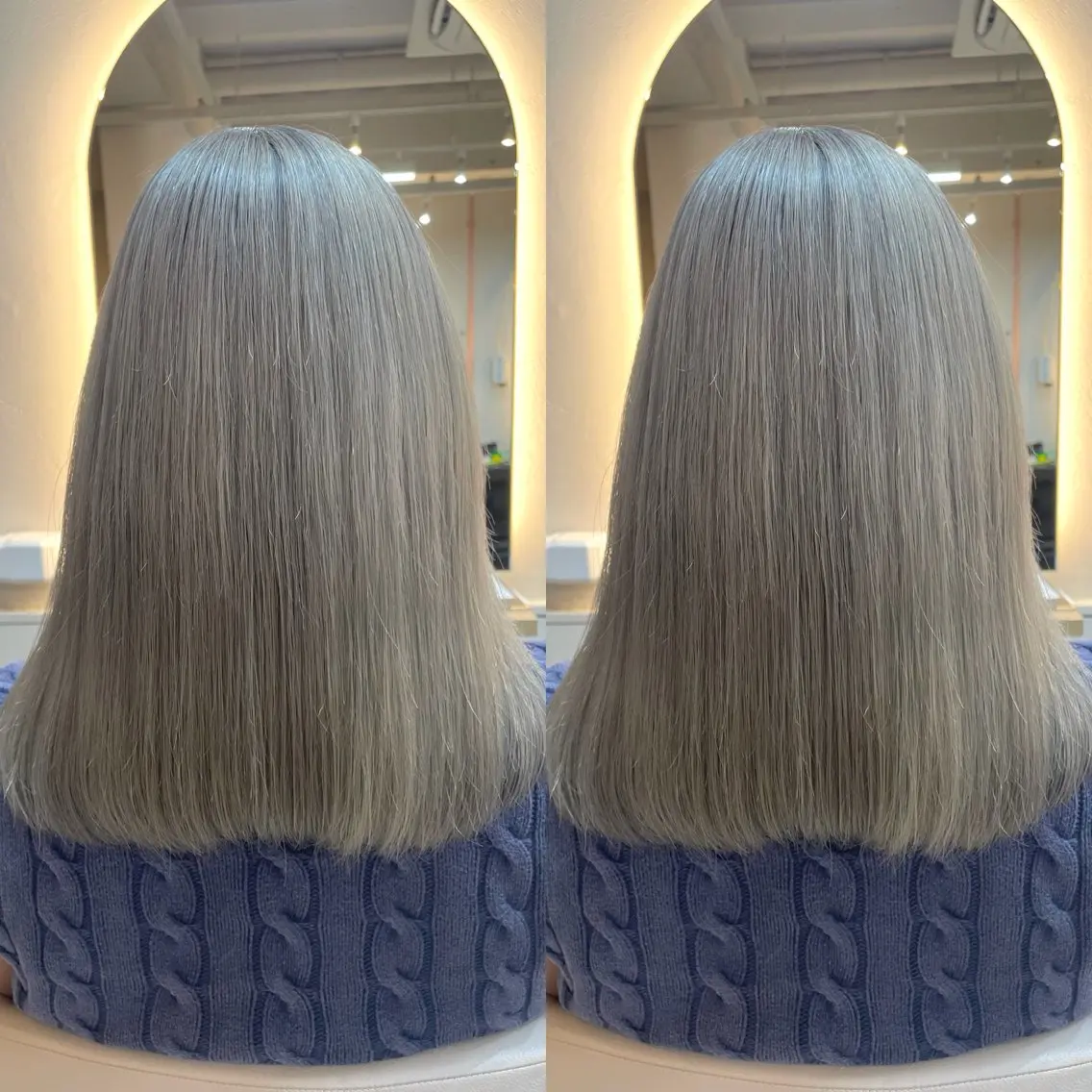 ミディアム カラー ヘアカラー トリートメント ヘアセット ブリーチ無しダブル カラー🦕まどかのヘアスタイル