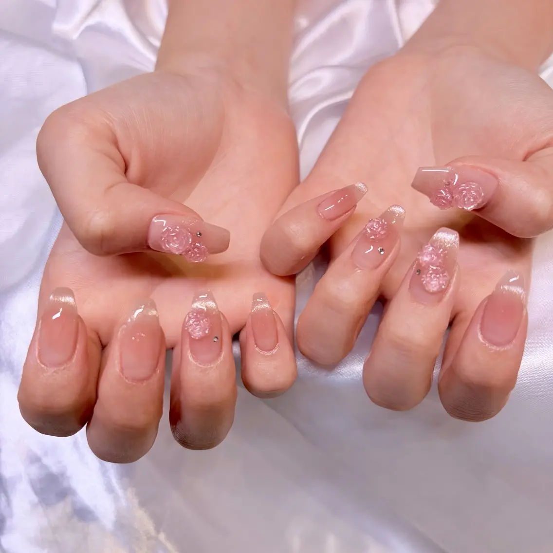 ネイル ワンホンネイル ハンドネイル nail salon e'mu💐のネイルデザイン