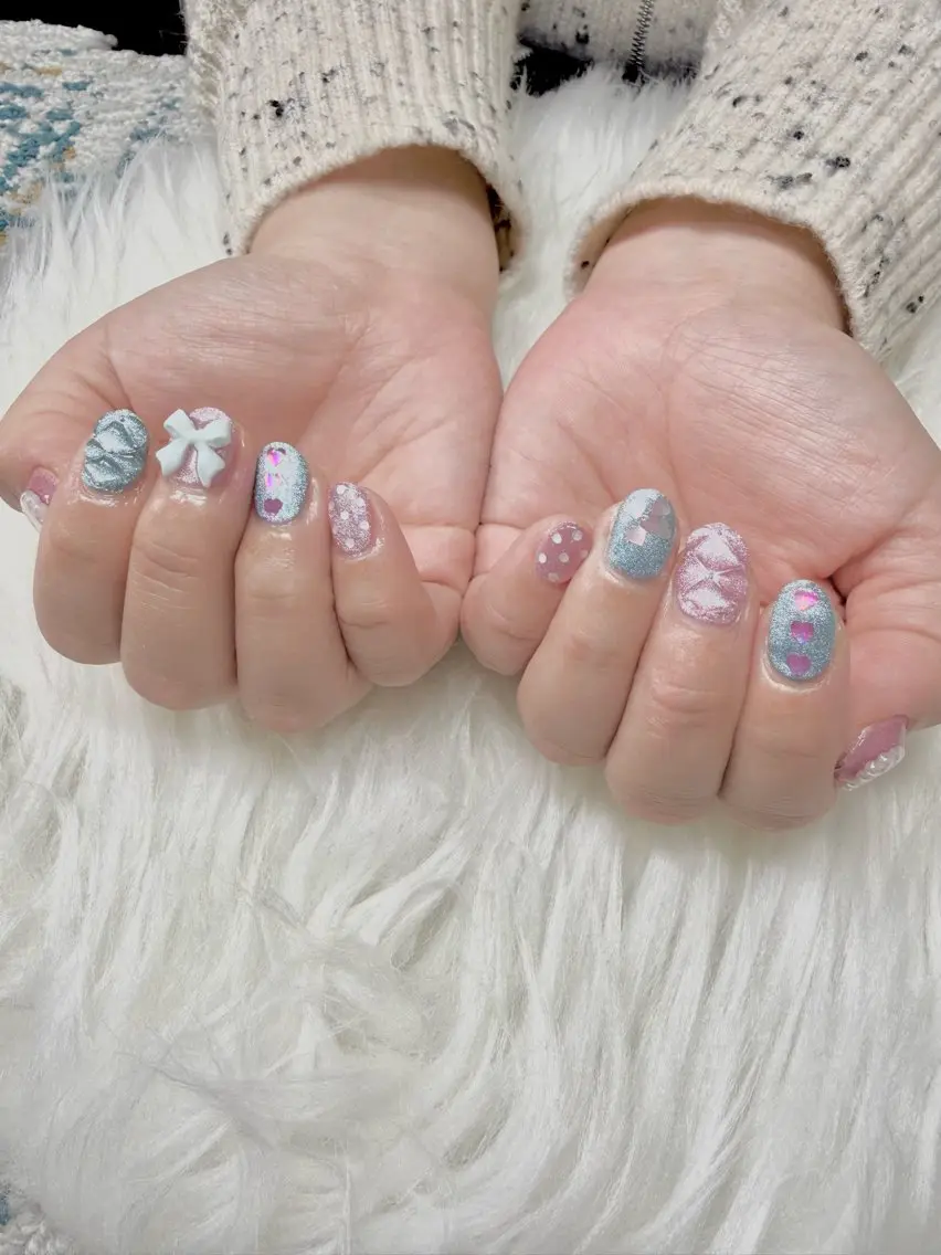 ネイル 持ち込み miss you ♡ Miyuuのネイルデザイン