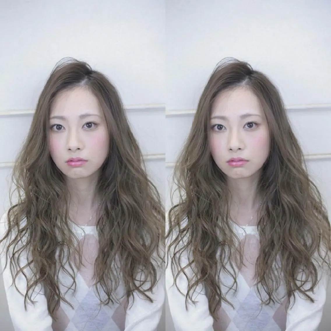 ロング カラー グレージュ ハイライトカラー ハイライト ブリーチ・ハイトーン 特化🎉内山のヘアスタイル