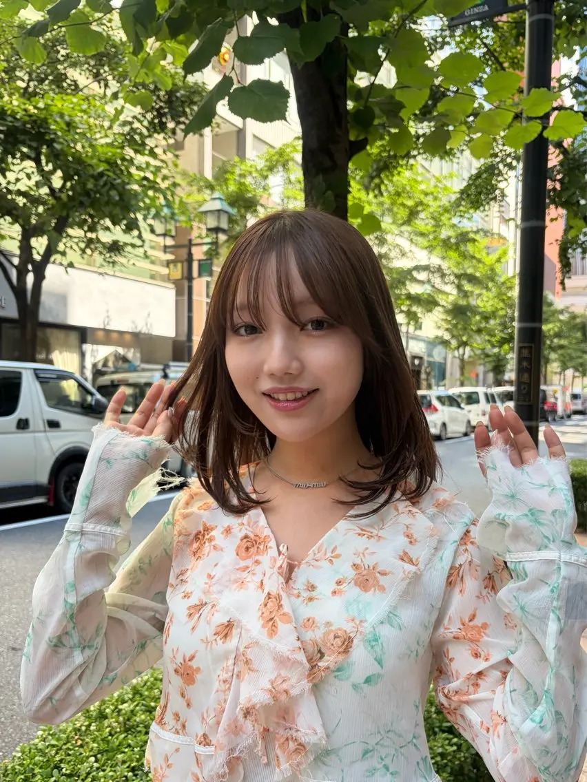 ミディアム カラー ベージュカラー ショコラベージュ 艶髪/ツヤカラー /🎀たまちゃん🎀のヘアスタイル