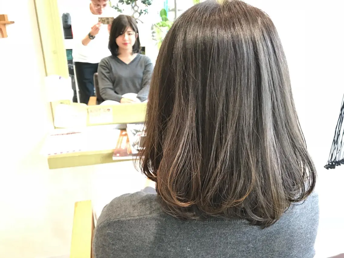 ミディアム カラー イルミナカラー メンズ指名多数!! 田島史也のヘアスタイル