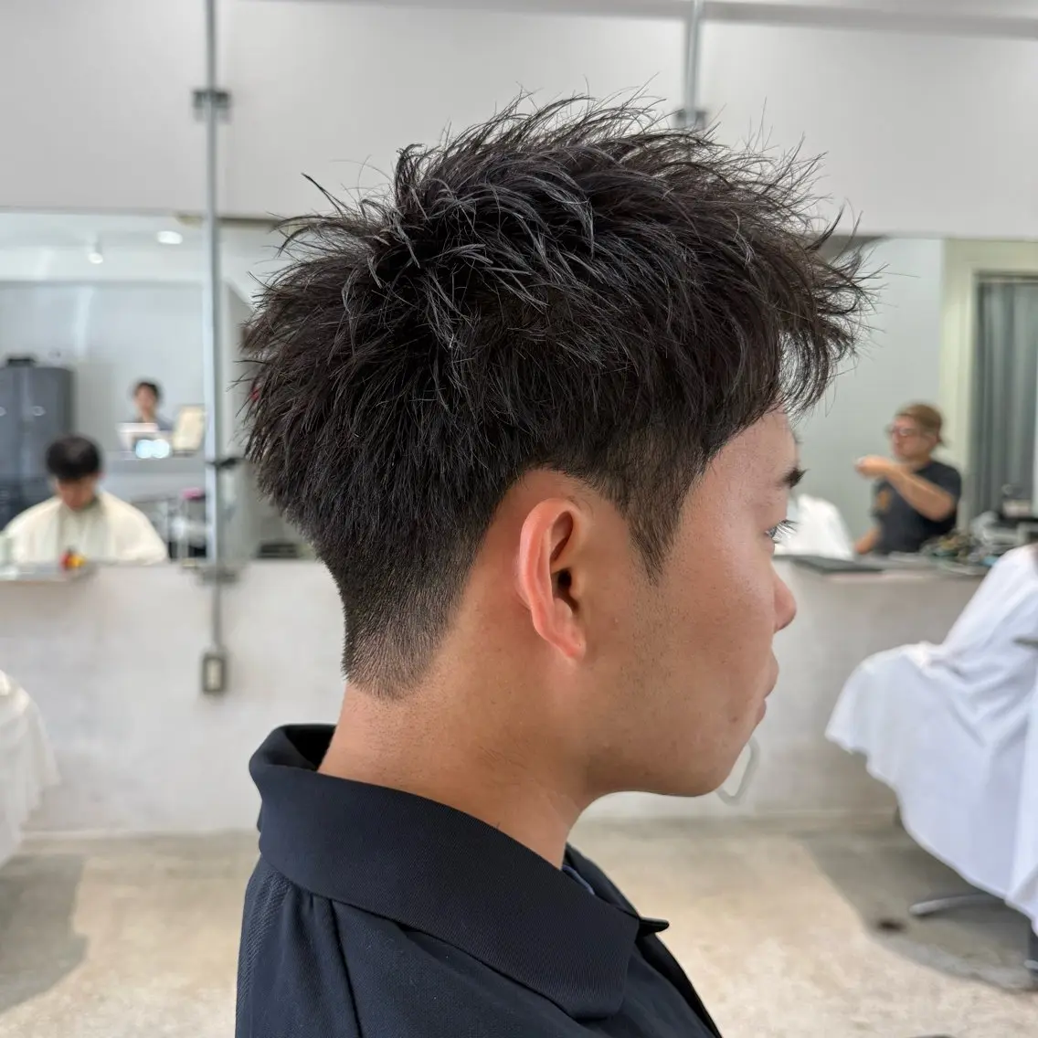 ショート カット メンズサロン lenis  ruiのヘアスタイル