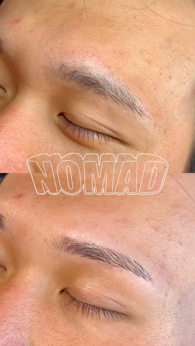 メンズ アイブロウ ワックス脱毛 眉カット 長堀橋/NOMAD メンズアイブロウaiの眉毛・アイブロウイメージ