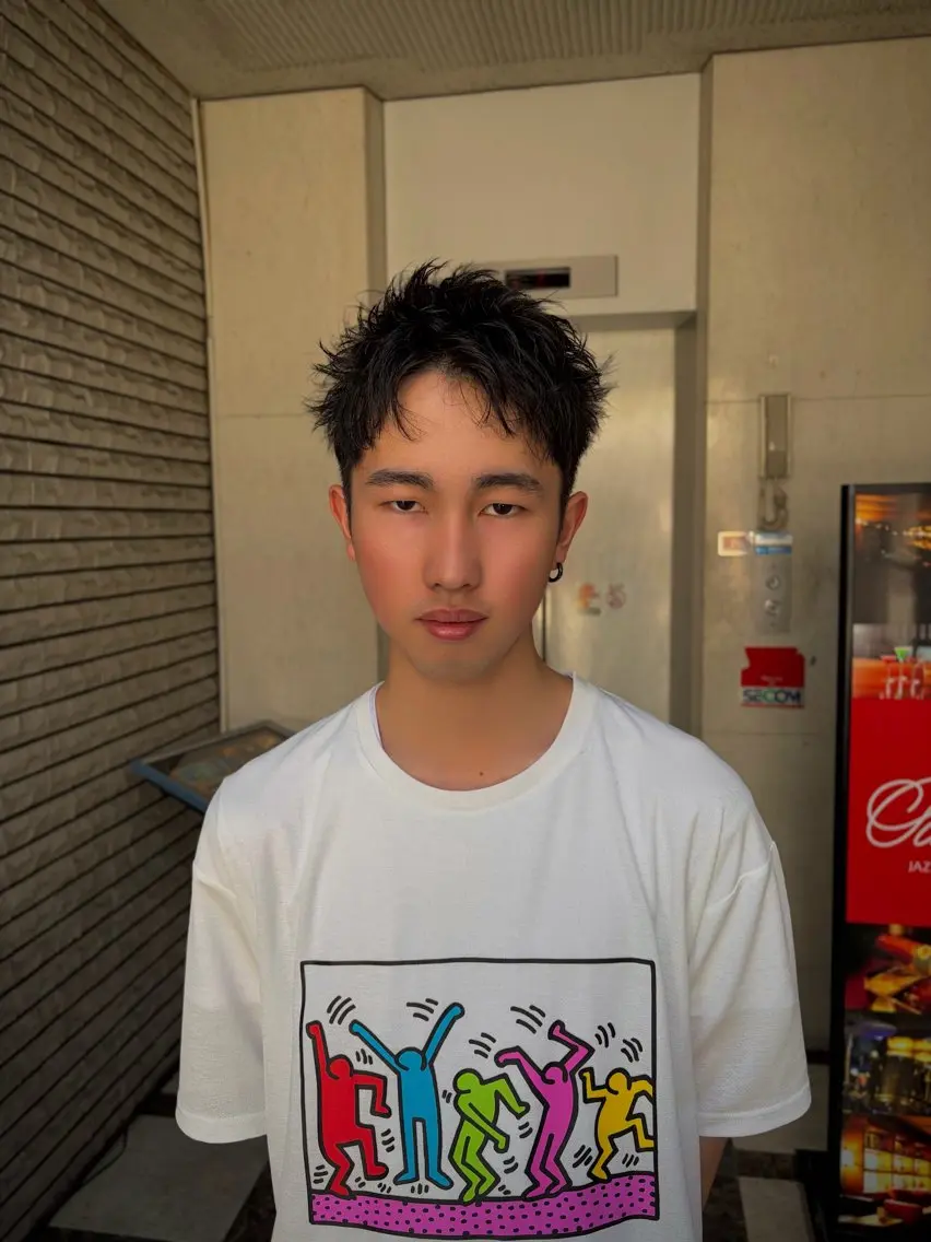 ショート メンズ ショートヘア カット UMM daichi メンズパーマのヘアスタイル