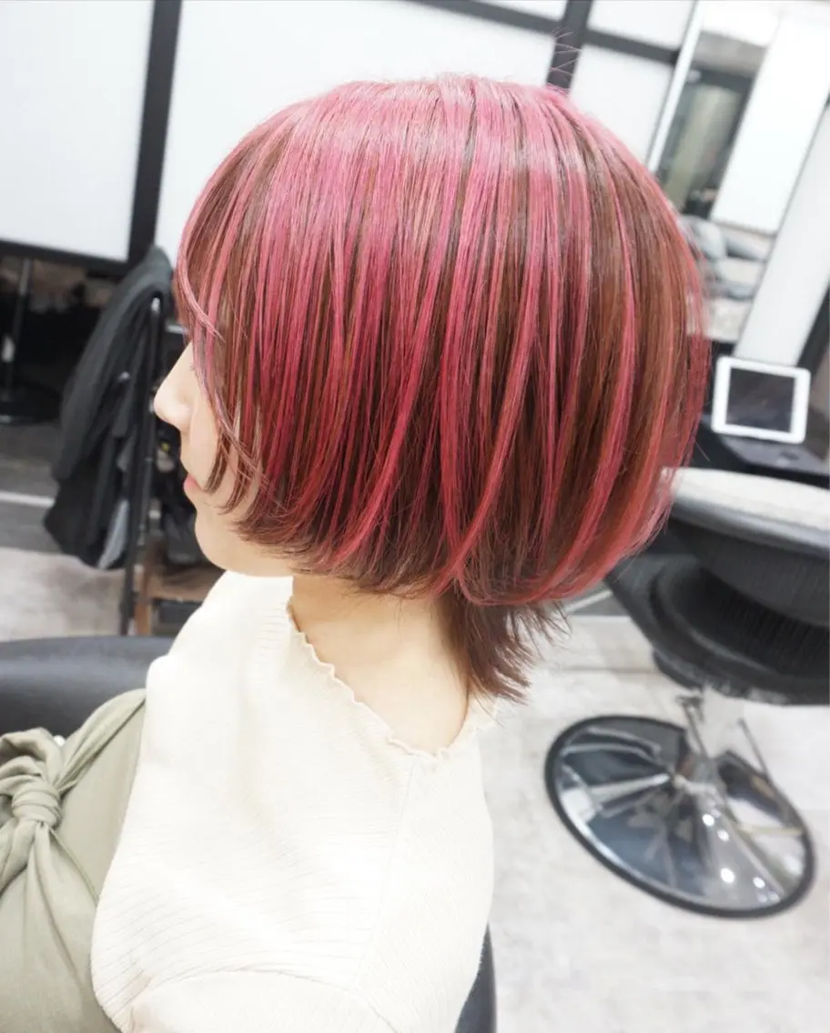 ショート ショートヘア ウルフカット カット ヘアカラー トリートメント hair teria ryu 大塚のヘアスタイル
