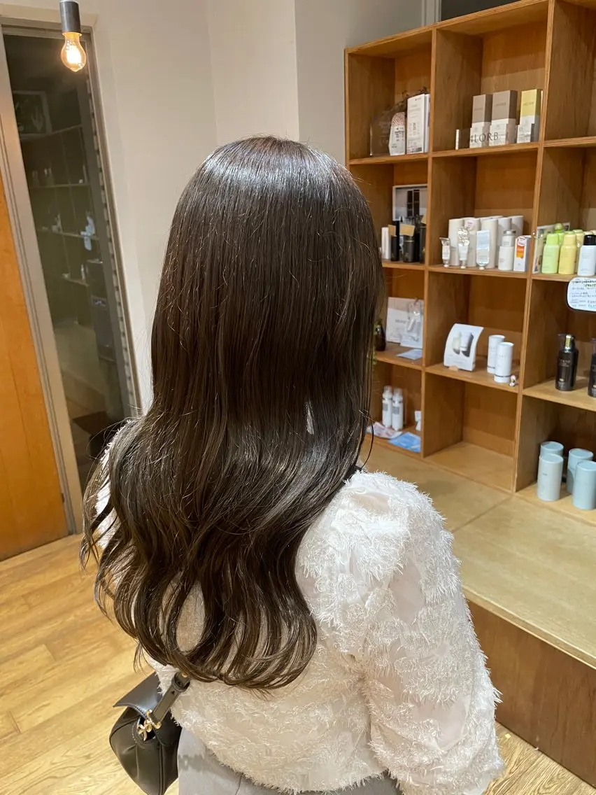 ロング カット ヘアカラー トリートメント 縮毛矯正/レイヤー 🌙児玉光瑠のヘアスタイル