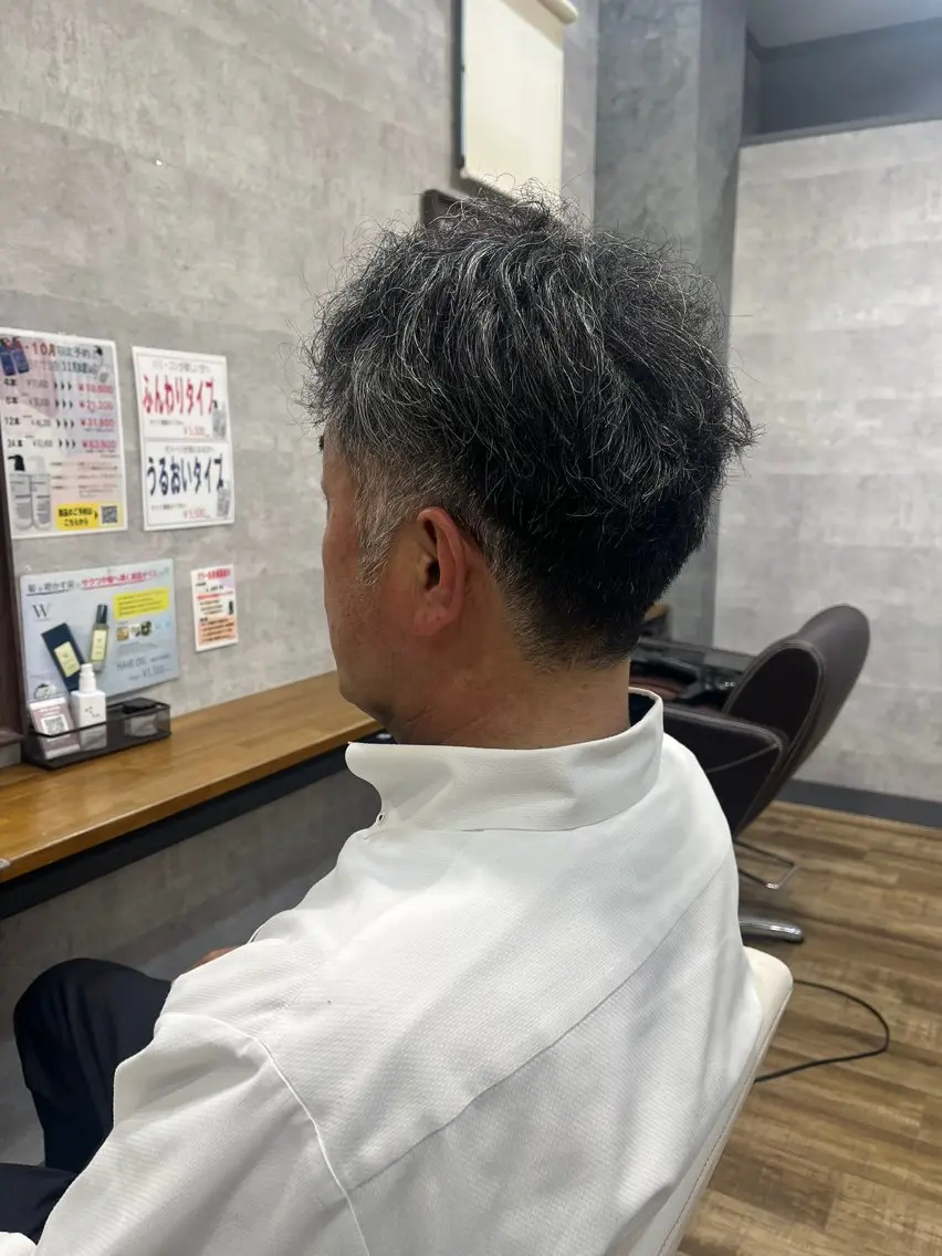 メンズ カット 紫音 cutwells郡山のヘアスタイル