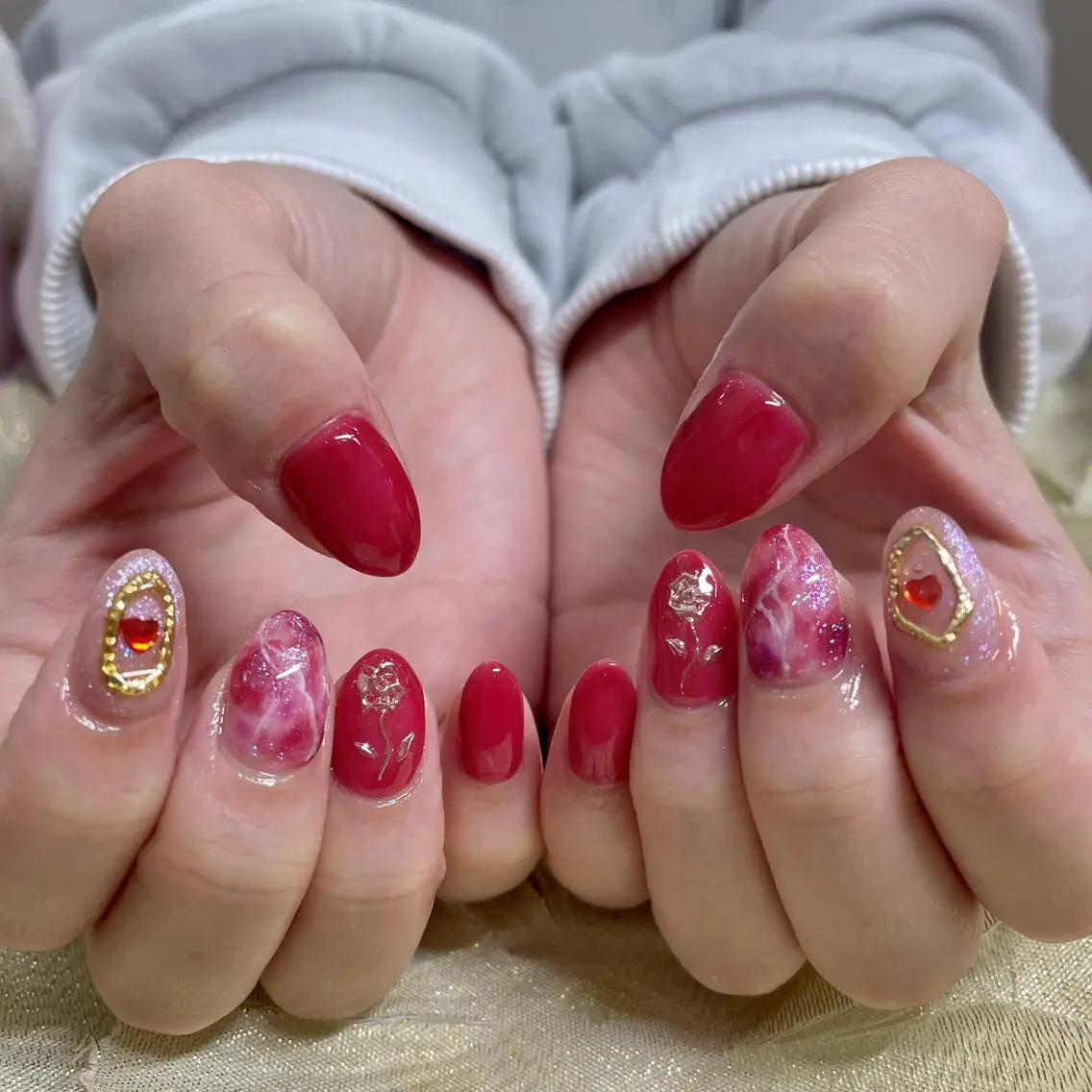 ネイル ジェルネイル ゴールド J terrace Nailのネイルデザイン