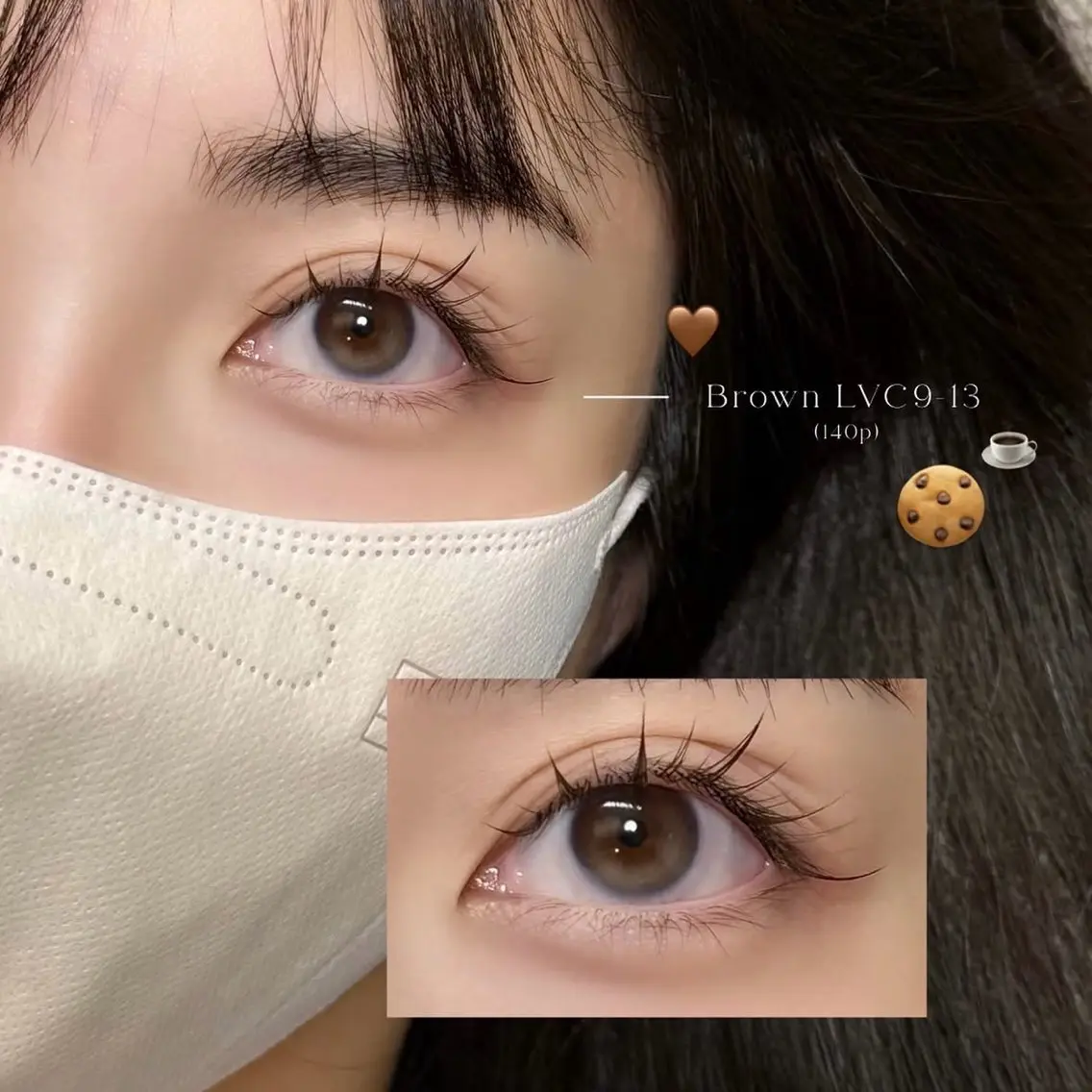 【1日1組限定】ワンホンマツエク130本2,000円🌿の写真