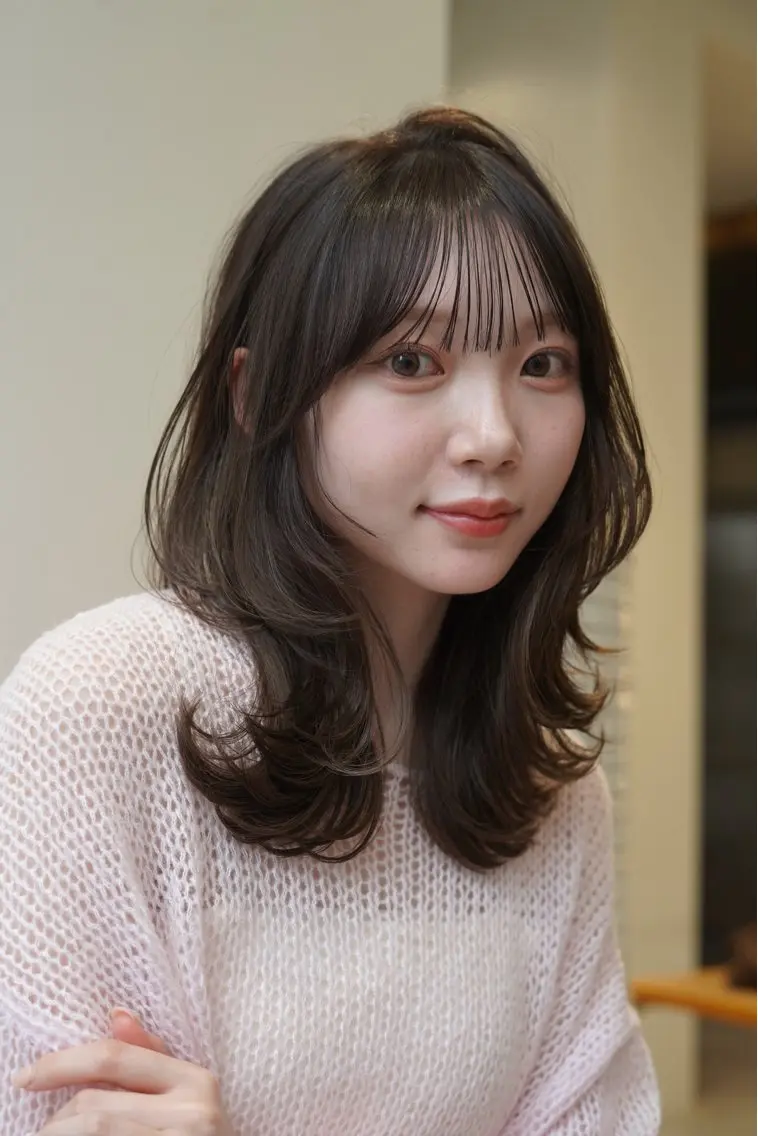 セミロング 𝐘𝐮𝐢 ⠀⠀のヘアスタイル