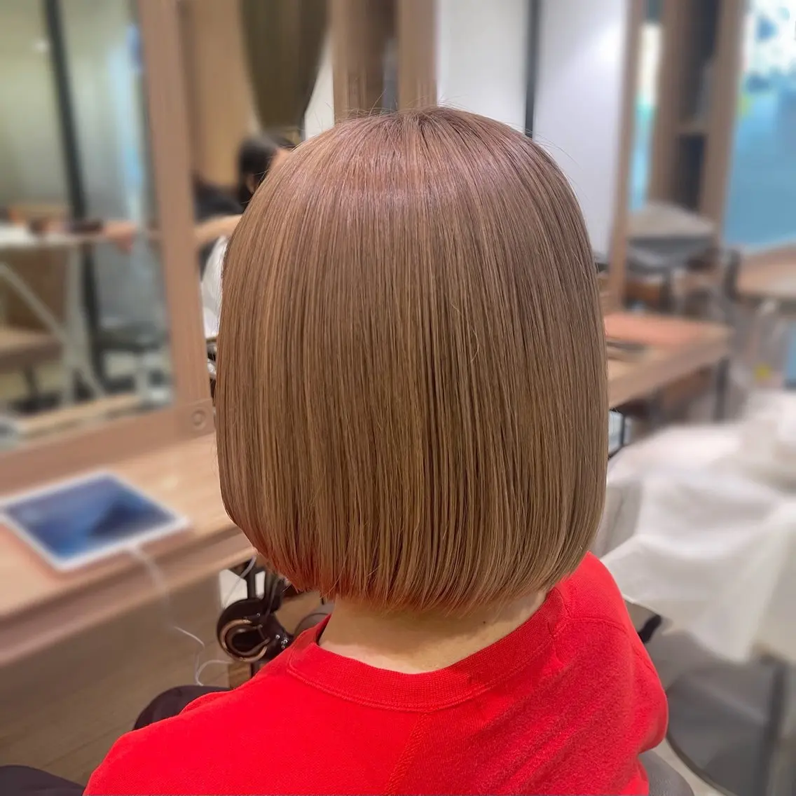ショート カラー ヘアカラー トリートメント 艶カラー みゆう🎀のヘアスタイル
