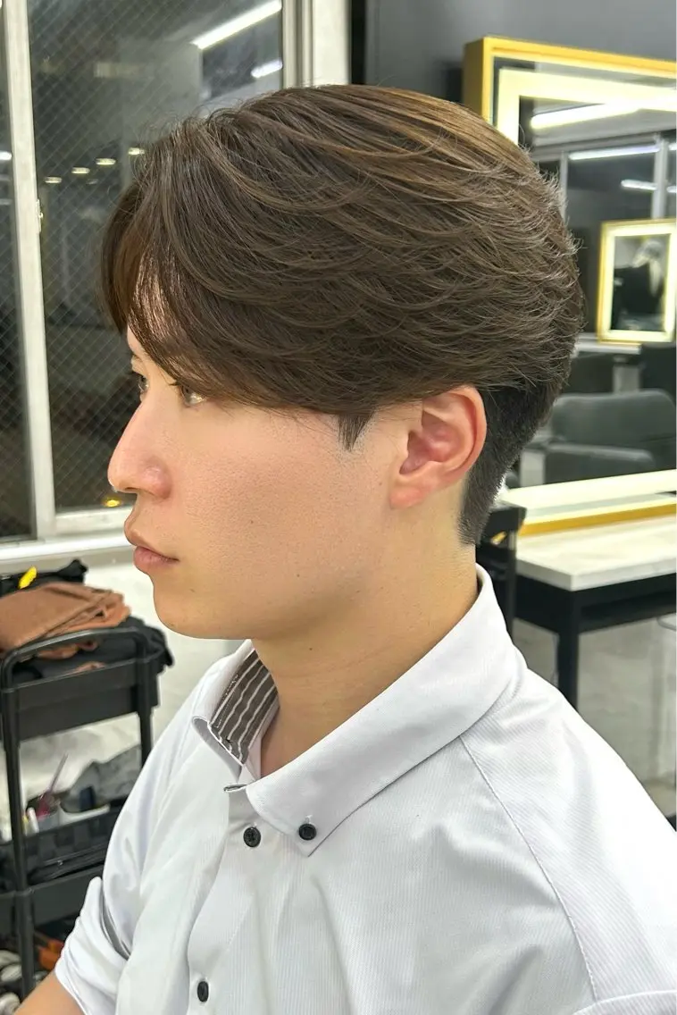 ショート カラー メンズ カット ヘアカラー メンズスタイリスト 前田雄輝のヘアスタイル