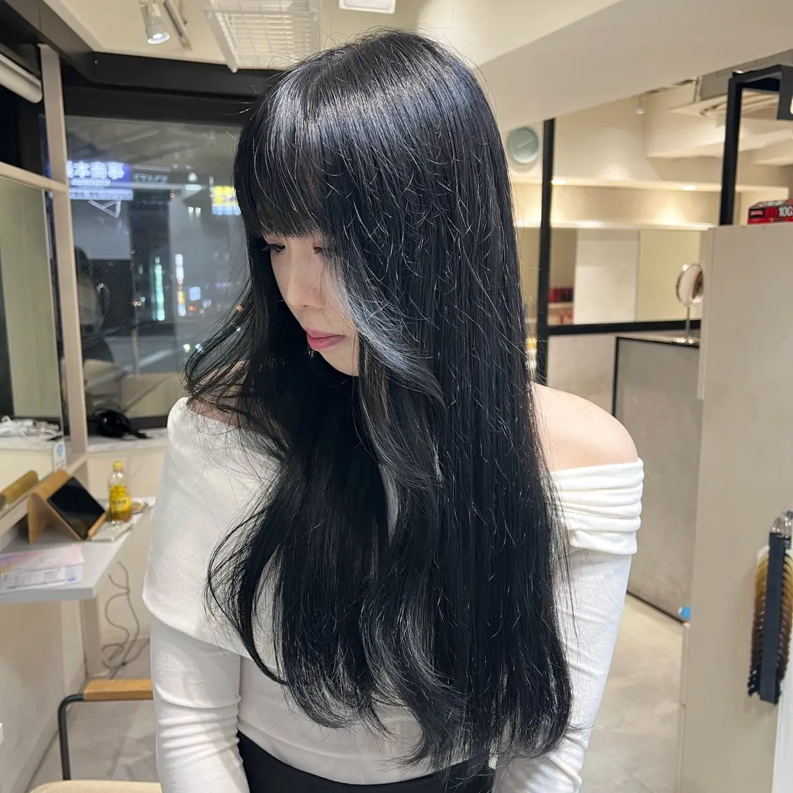 髪質改善カラー➕うる艶トリートメント✩.*˚の写真
