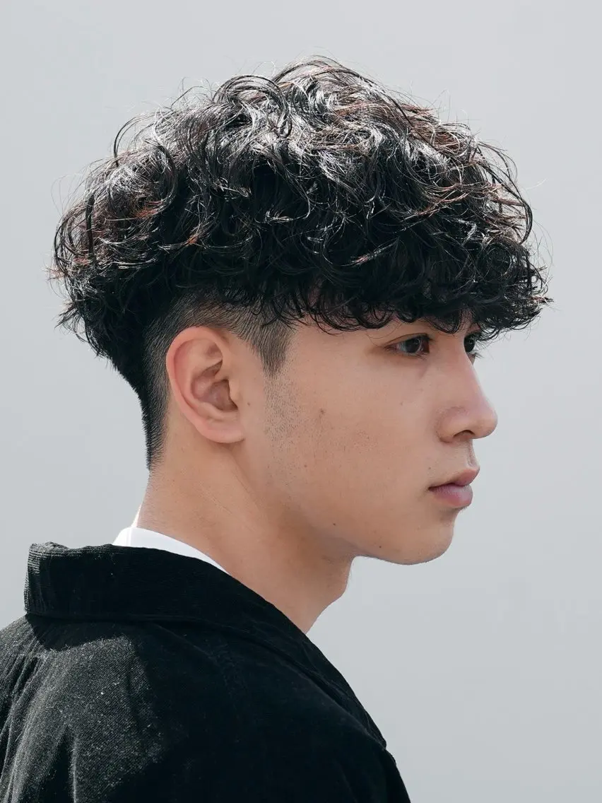 パーマ メンズ パーマ 木下 浬玖のヘアスタイル