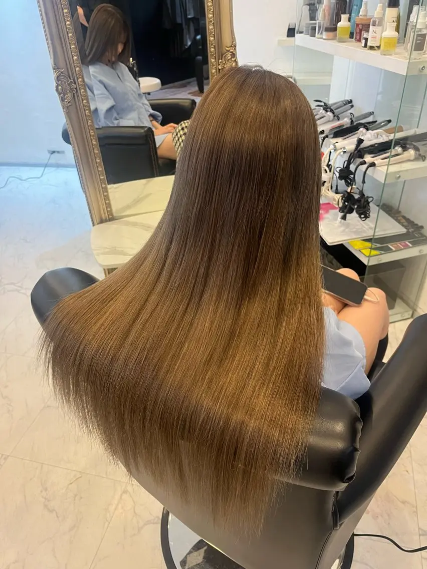 ロング エクステ ケアブリーチ&シール エクステの店和田翔莉のヘアスタイル