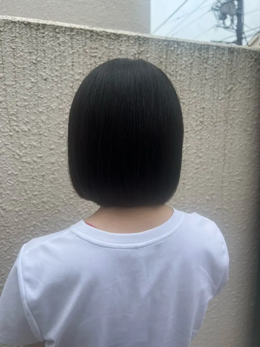 ショート カラー カット ヘアカラー トリートメント ボブ/透明感カラー /さちかのヘアスタイル