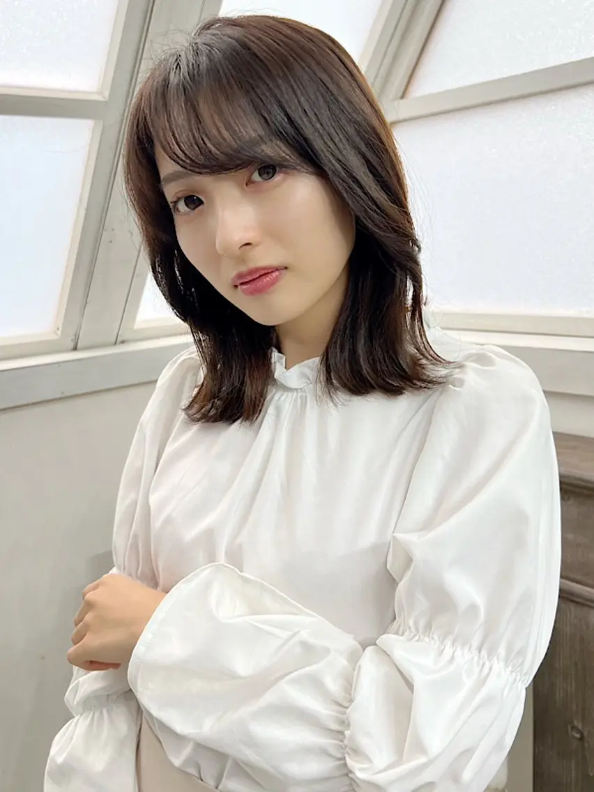 ミディアム カラー カット ヘアカラー トリートメント ヘッドスパ "オトナ髪”/ LAKA TOCCAのヘアスタイル