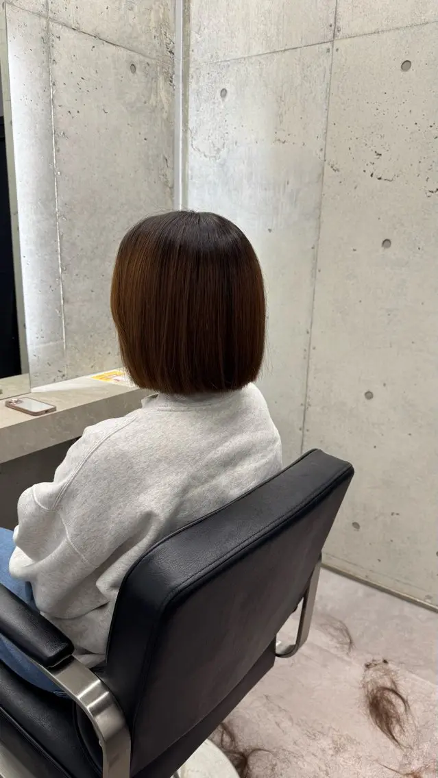 ショート ボブ shio ハイトーン 💗【福岡天神】のヘアスタイル