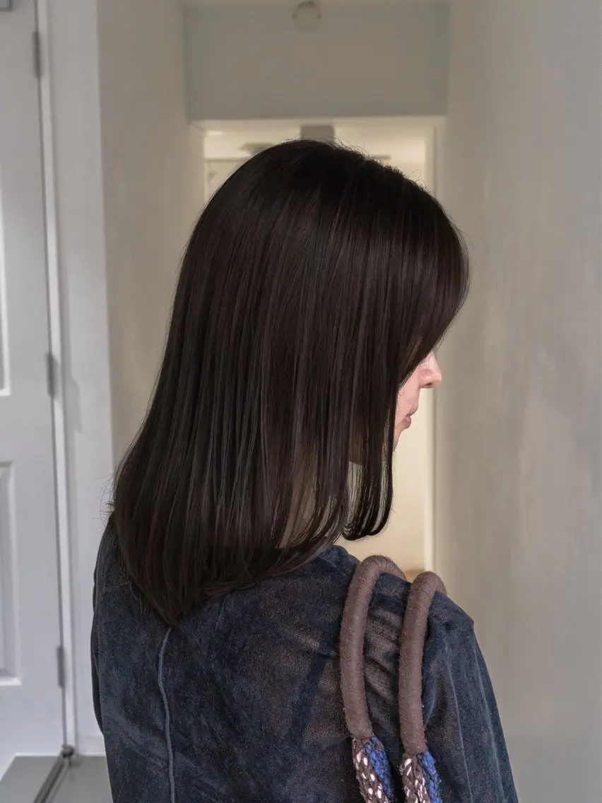 ミディアム カラー ブリーチ 透明感カラー ブリーチなしカラー レイヤーカット 酸性ストレート カット ヘアカラー 縮毛矯正 navile原宿 yumaのヘアスタイル