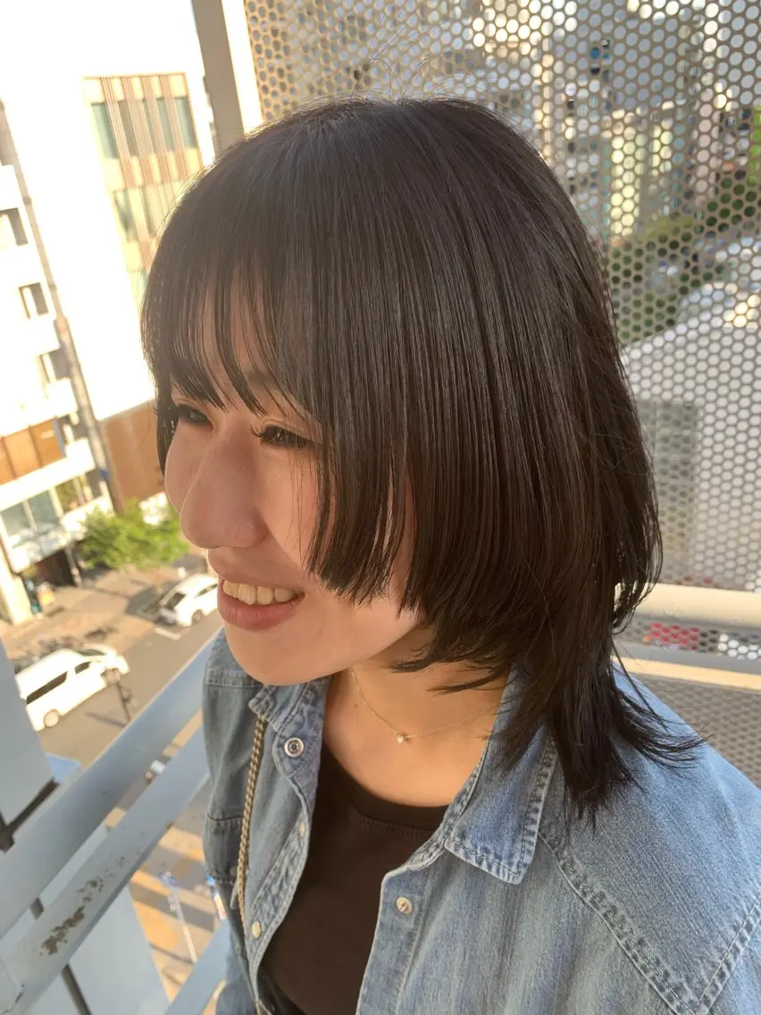 ミディアム カット ヘッドスパ CHIE艶カラー& 癒しヘッドスパ🌿のヘアスタイル